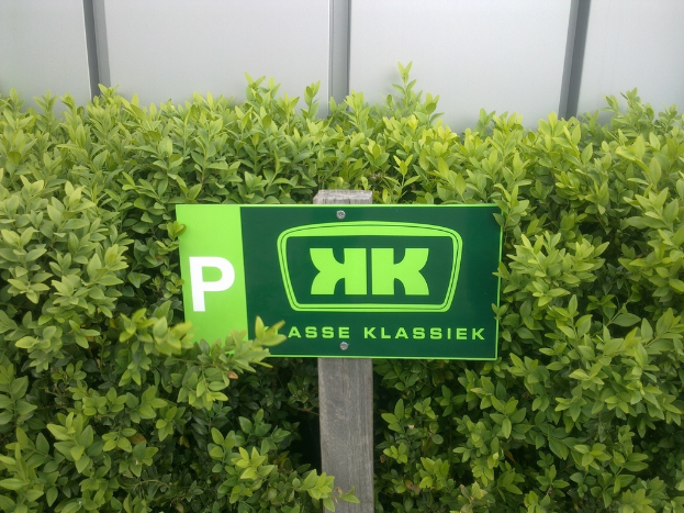 Ein grünes Brett mit verschiedenen darauf wachsenden Pflanzen.